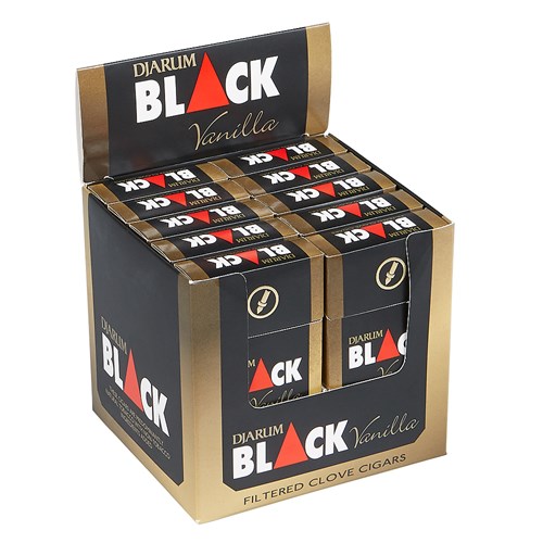 djarum black ivory natural filtered cigarillo vanilla